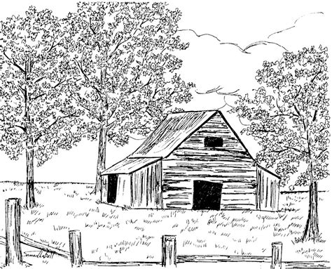 Landscape Drawing In Pencil Pdf At Explore