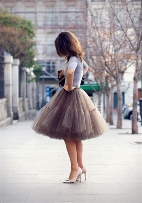 27 Cute Tulle Skirt Outfits How To Wear A Tulle Skirt