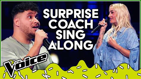 Talent And Coaches Sing Together In The Blind Auditions Of The Voice Top 10 Youtube