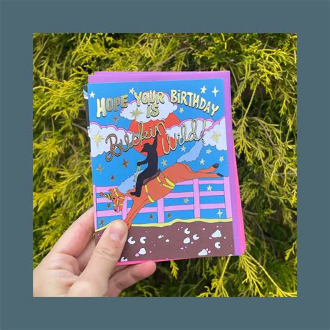 Buckin Wild Birthday Card Page And Post