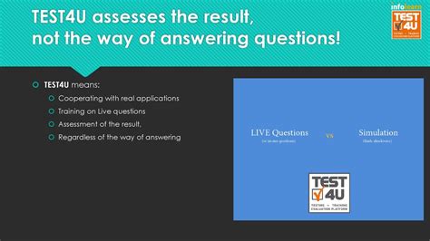 How Test4u Works Test4u Is An Interactive Test That Automatically