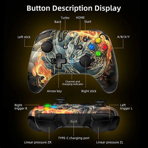 Easysmx Bayard Tri Mode Wireless Controller Dragon With Dongle