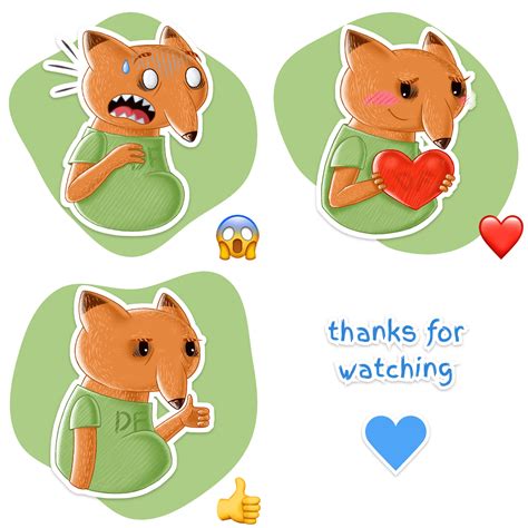 Стикерпак для Telegram on Behance
