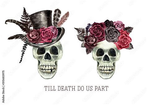 Skull Themed Wedding