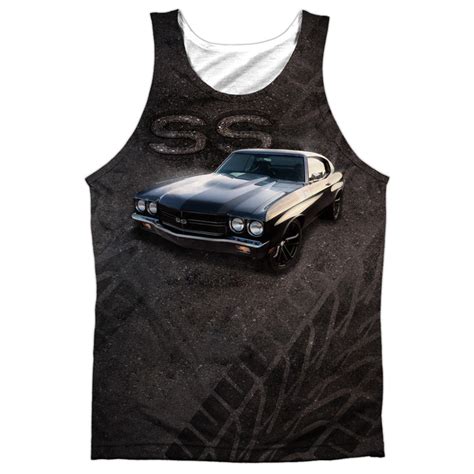 Chevrolet Muscle Chevelle Ss Sublimation Tank Top Rocker Merch