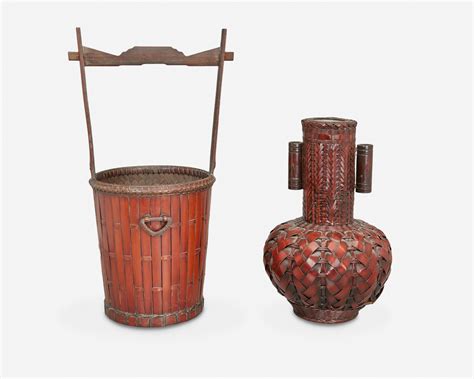 Lot Two Japanese Ikebana Baskets