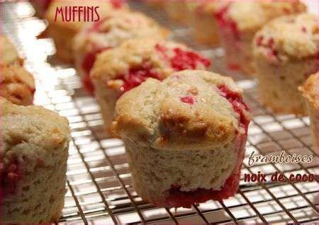 Muffins Aux Framboises Et La Noix De Coco Sans Gluten Et Sans