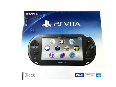 To0742 Pch 2000 Psvita 本体箱 セット ブラック Sony Playstation Vita 新型ps Vita本体