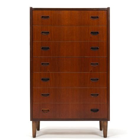 Danish Vintage Chest Of Drawers With Drawers In Teak