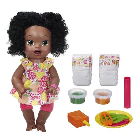 Baby Alive Super Snacks Sara Comilona Negra R Em Mercado