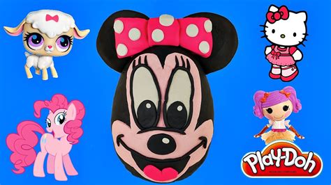 Giant Play Doh Surprise Egg Minnie Mouse Youtube