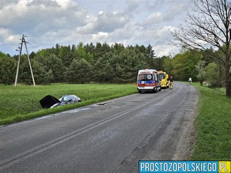 Zderzenie Dw Ch Samochod W Na Uku Drogi Na Trasie Antoni W