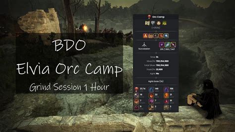 Bdo Succession Ranger Elvia Orc Camp Grind Youtube