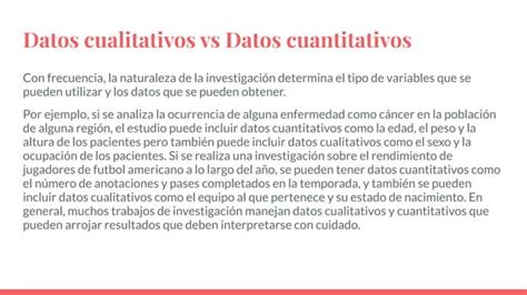 Datos Cualitativos Datos Cuantitativos Y Investigacion Documental 1 Pdf