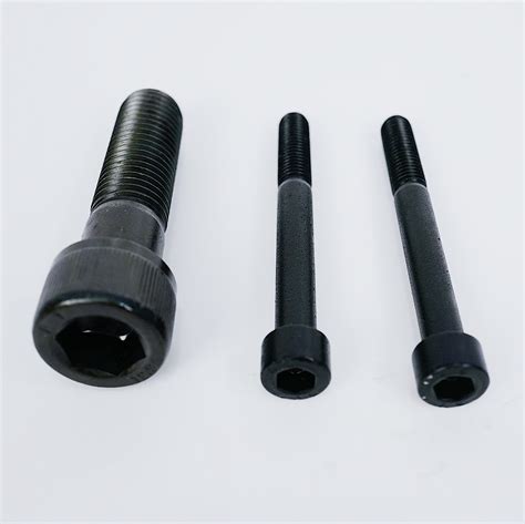 Black Oxide DIN912 Grade 8 8 Hex Cylindrical Head With Knurl Socket