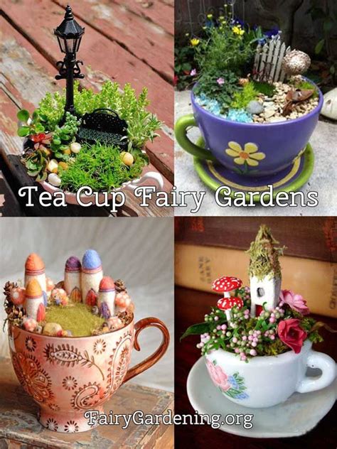 Cute Teacup Mini Gardens Ideas Page Of