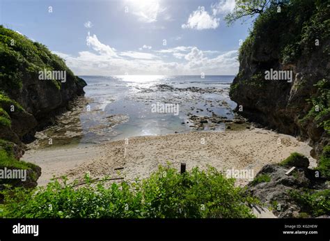 Sandy Beach Hio Niue South Pacific Oceania Stock Photo Alamy