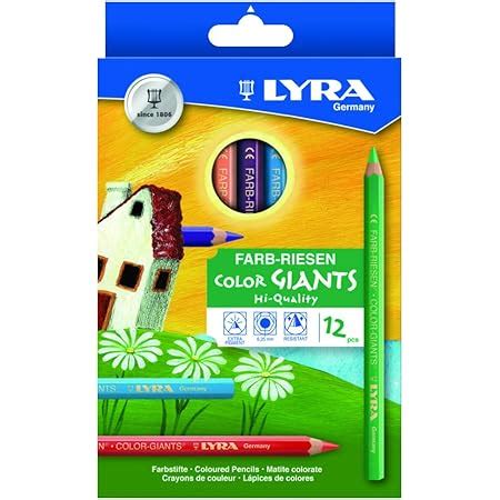 LYRA Super Ferby Nature Waldorf Etui 12 Crayons De Couleur Amazon