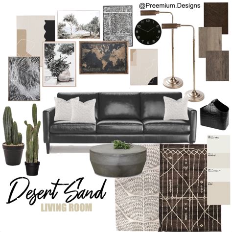 Desert Sands Interior Design Mood Board By Preemium Designs Style