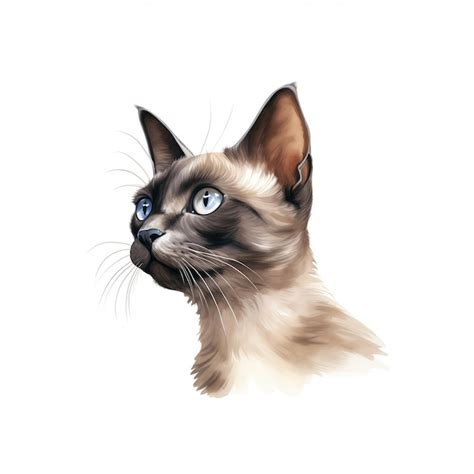 Premium Vector Siamese Kitten Cat