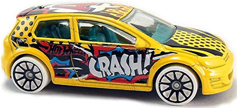 Embalagem Danificada Hot Wheels Art Cars Volkswagen Golf Mk Universo Hot Wheels
