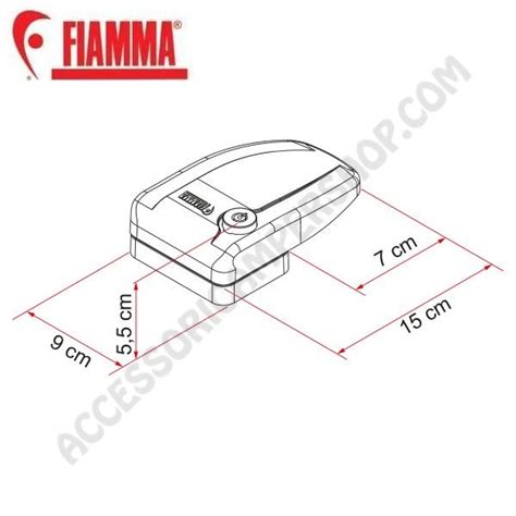 KIT N 3 CHIUSURE DI SICUREZZA SAFE DOOR FRAME 3 FIAMMA COLORE NERO PER