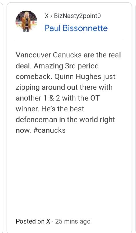 Article Canucks Quinn Hughes Now The Favourite To Win The Norris