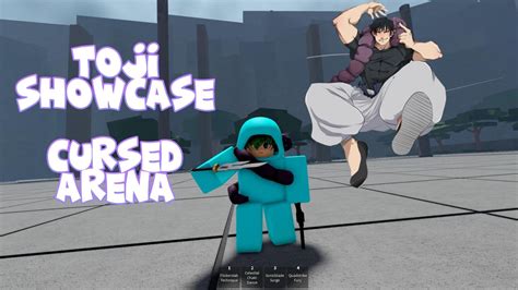 Cursed Arena Toji Showcase Roblox Youtube