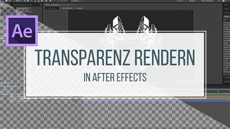 Quick Tip Transparentes Video Aus After Effects Rendern Youtube