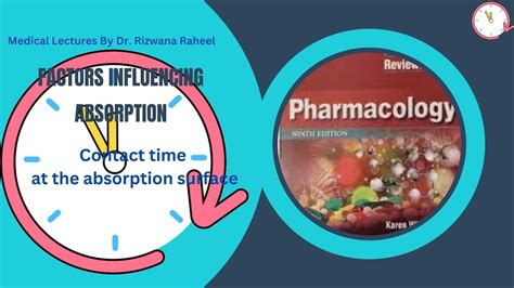 Contact Time At The Absorption Surface Effect Of Food On Drug