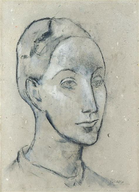 Пабло Пикассо — "Голова женщины", 1901 год