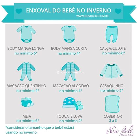 Lista de Enxoval de Bebê Inverno O Que Comprar