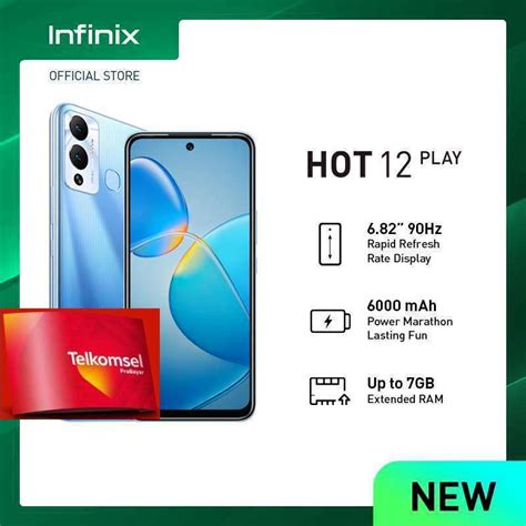 Jual Infinix Hot Play Gb Official Store Starter Pack Telkomsel Bundling Max