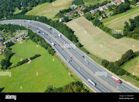 M4 motorway aerial hi-res stock photography and images - Alamy