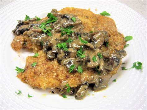 Pork Schnitzel With Creamy Garlic Mushroom Sauce The Hungary Soul