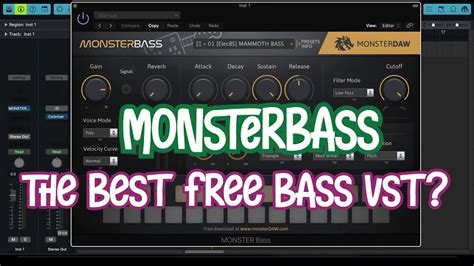 Monsterbass The Best Free Bass Vst Demo Youtube