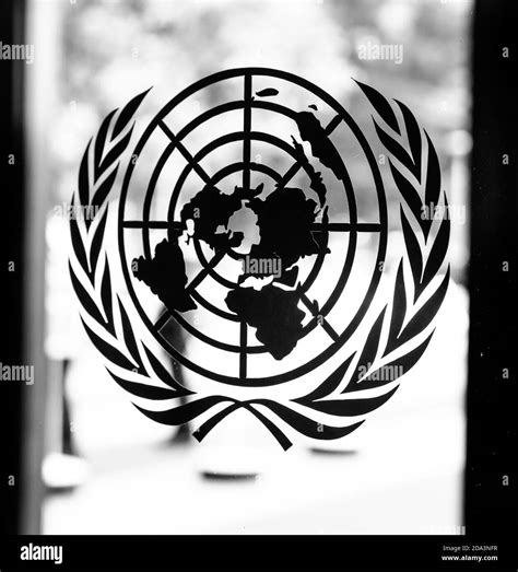 United Nations Logo Black And White Stock Photos And Images Alamy