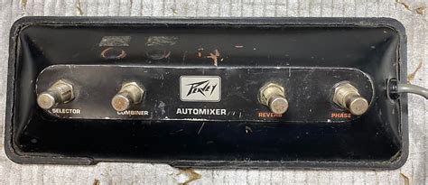 Peavey 4 Button Footswitch 1970s 80s Vtx Compatible Reverb