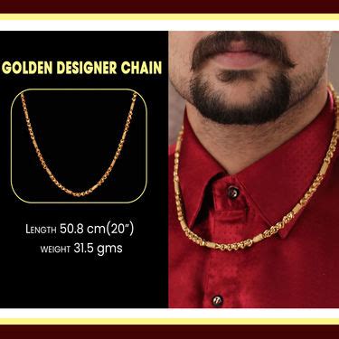 Buy Men S Golden Jewellery MGJ8 Online At Best Price In India On