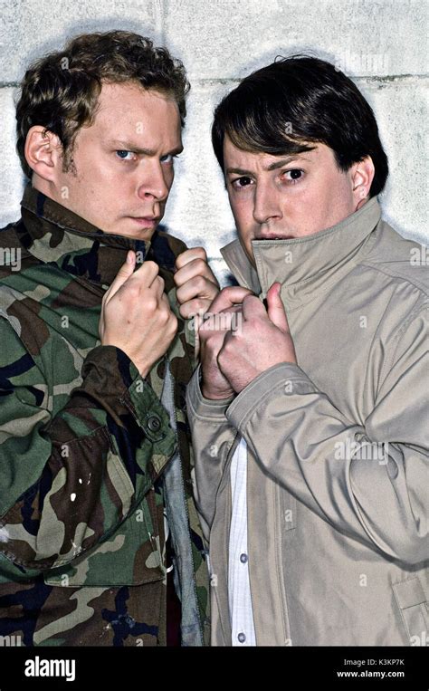 PEEP SHOW Series,3 ROBERT WEBB as Jeremy Osborne, DAVID MITCHELL as Mark Corrigan Date: 2003 ...