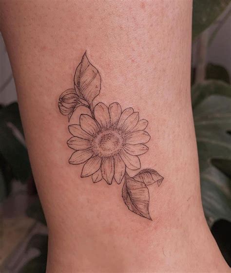 30 Elegant Sunflower Tattoos You Must Try Xuzinuo