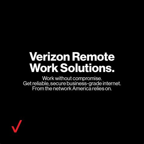 Verizon Business on LinkedIn: Remote Work from Home Solutions