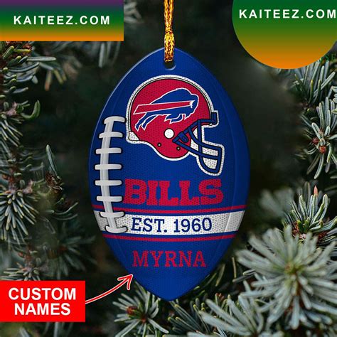 NFL Buffalo Bills Christmas Ornament - Kaiteez