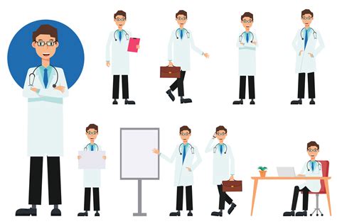 Doctor Character Vector Art, Icons, and Graphics for Free Download