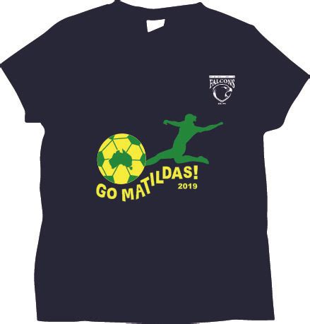 Go Matildas World Cup Tee - Girls - Darebin Women's Sports Club