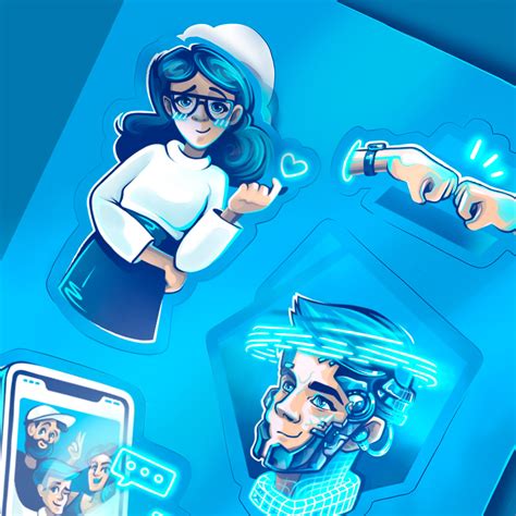 Стикеры для банка ВТБ | Stickers for VTB Bank | Behance