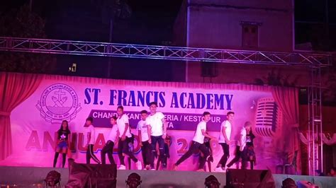 Group Dance In Kolkata On Annual Day Of St Francis Academy Live Concert