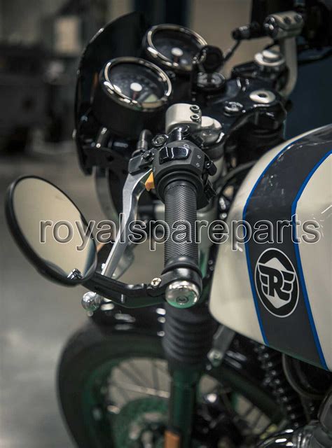 Royal Enfield Bar End Mirror Kit And Bar End Finisher Fit For Gt Continental 650 Ebay