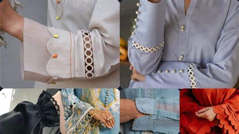 Most Beautiful And Unique Sleeves Bazo Design Ideas Girls Eid