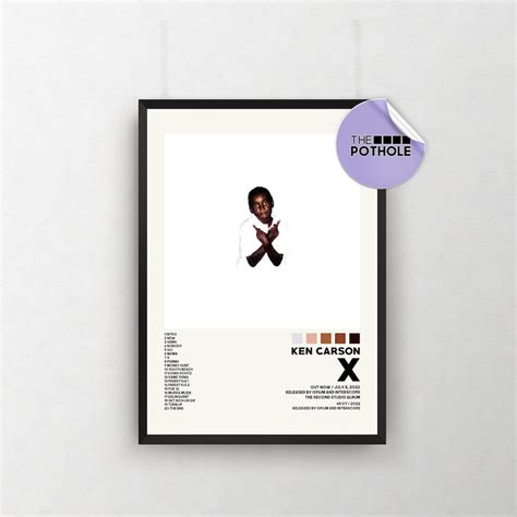 Ken Carson Posters X Poster Ken Carson Album Cover Poster Etsy